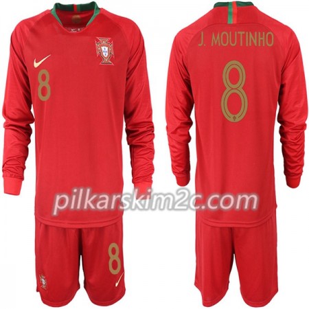 Koszulka Portugalia J. MOUTINHO 8 Dziecięca Główna Mistrzostwa Świata 2018 - Koszulki Piłkarskie(L/S)